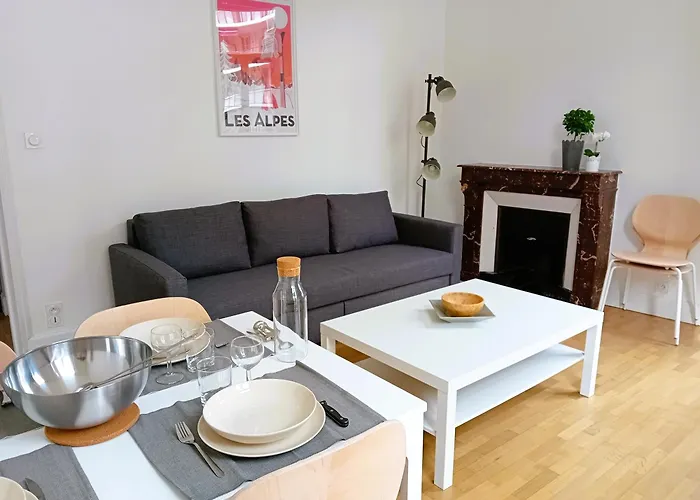 102 - Renove Avec Grand Salon Et 1 - Tram Et Clinique Mutualiste A 1 Min Apartament